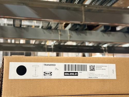 Ikea tranered side table black - tranered,