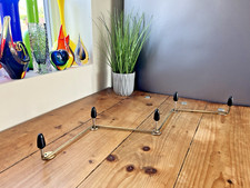 LARGE MID CENTURY 70S BLACK