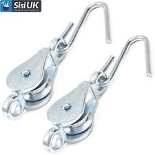 2x PULLEY & HOOK PAIR ~HEAVY