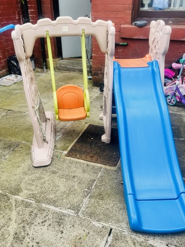Kids slide swing set climber - set,