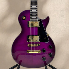 Custom LP purple  6 string electric guitar gold hardware rosewood fingerboards