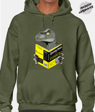 Opening doors for Dummies Hoody Hoodie Funny Dinosaur Design T-Rex Joke Top