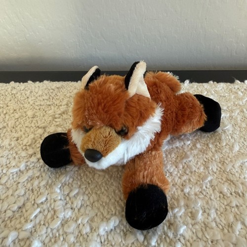 Plush fox toy brown and - plush,