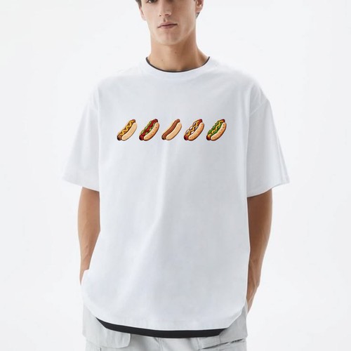 Hot dog graphic shirt - hot, t-shirt