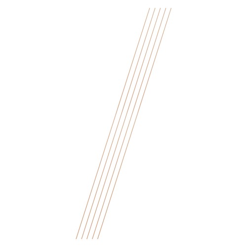 Pack copper round rod 8mm - 5-pack, 0.8mm