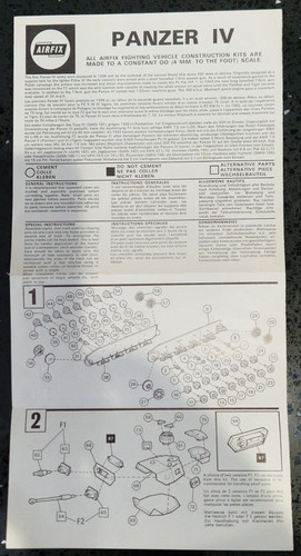 Vintage airfix instructions - vintage,