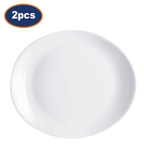Luminarc steak plate - plate, opal