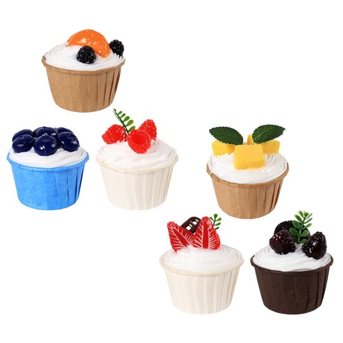 Pcs realistic faux cupcake - pcs,