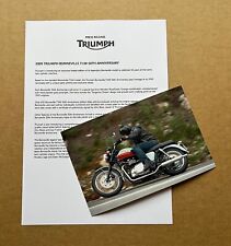 Triumph Bonneville T100 50th