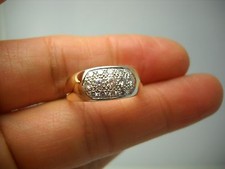 STUNNING 14K YG LADIES DIAMOND BAND RING SIZE 6.75  .50 CARAT TW  A3914-1