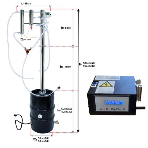 Automatic electric distiller - automatic,