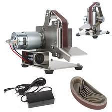 Mini Belt Grinding Machine Tool Sharpening Machine Home 110V/220V DIY Polisher M
