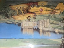 DECOUPAGE TIGER MOTH PLANE