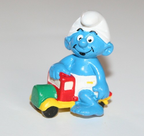 Schleich baby smurf on toy - baby,