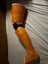 Used worn fiberglass Hinged