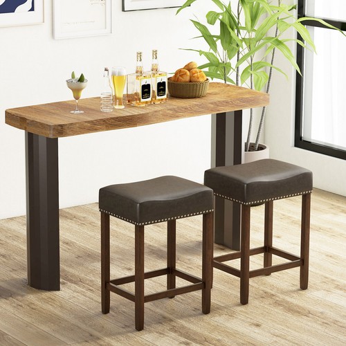 2pcs bar stool leather - 2pcs, pu
