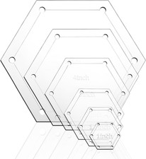 6 PCS Acrylic Hexagon Quilting