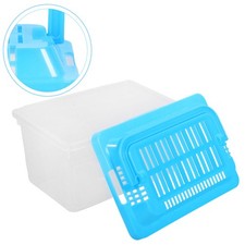 Pet Transport Box Small Aquarium Travel Portable Handheld Plastic Fish Tank