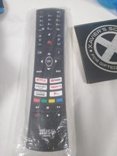 Genuine Bush RC4591P TV Remote Control for DLED40FHDS DLED43UHDHDRS QLED43UHDS