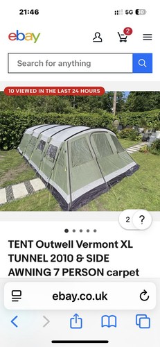 Outwell vermont berth - vermont, xl