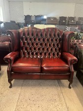 Saxon Chesterfield Oxblood