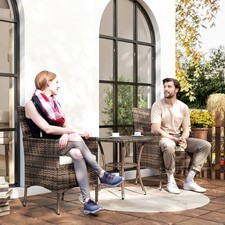 3PC Rattan Furniture Bistro