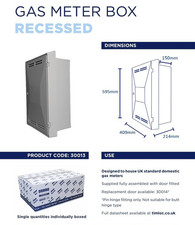 Timloc Gas Meter Box Recessed