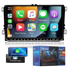 9" For VW GOLF MK5 MK6 Android 12 Car Stereo Radio Carplay GPS Navi WIFI Player