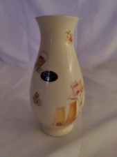 Aynsley Edwardian Kitchen Garden Bone China Vase 6.5"