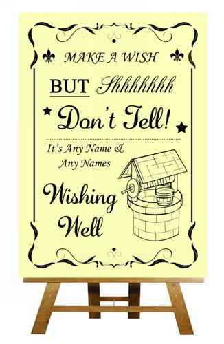 Yellow wishing well - wishing,