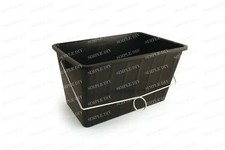 Professional Window Cleaners Bucket Black Plastic 15L Capacity with Metal Handle
