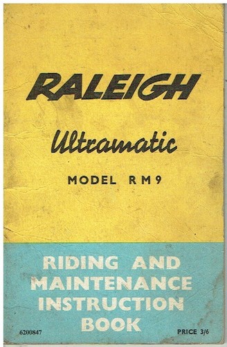 Raleigh ultramatic moped model - raleigh,