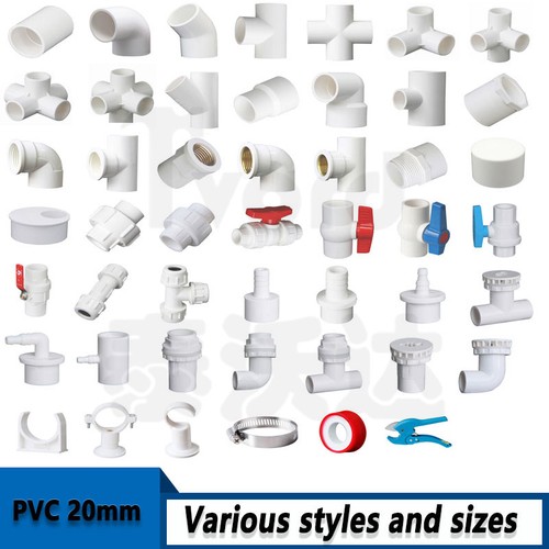 White pvc 20mm - white,