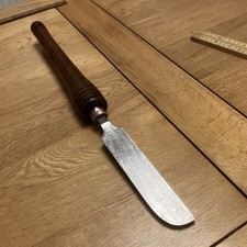 Woodturning 35 mm wide curved scraper chisel Sheffield steel heavy duty