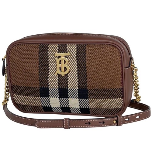 Burberry fabric leather - burberry,