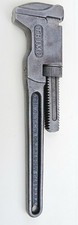 Vintage TRIMO 18” All Steel Adjustable Wrench Pat 12-19-1911 USA