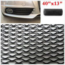 100x33cm Black Aluminum Grille Net Hexagonal Mesh Grille Vents Section For Car