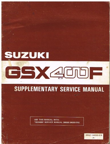 Suzuki gsx400f original 1982 - gsx400f,