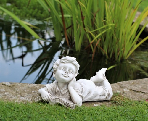Garden ornaments large lying - garden,
