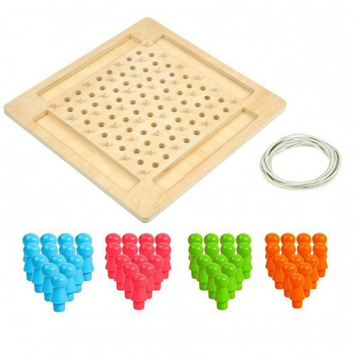 Triangular peg board portable - board,
