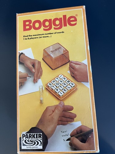 Vintage boggle hidden word - boggle,