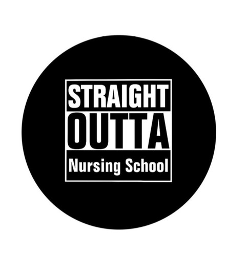 Straight outta nursing nurse - straight,
