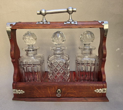 Antique oak tantalus crystal - tantalus,