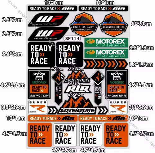Ktm eduro ready race decal - eduro, to