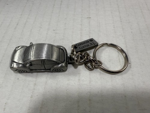 Beetle pewter key ring car - ring,