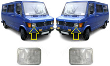 NEW FOR MERCEDES BENZ 207-410 1977 - 1995 FRONT HEADLIGHT  PAIR SET L & R