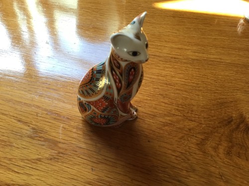 Royal crown derby - derby, cat