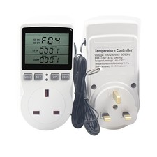 Thermostat Digital Electronic Plug in Temperature Controller Sensor Socket Timer