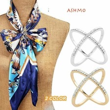 Scarf Buckle Ring Clips Holder