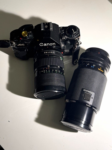 Canon slr film - a-1, camera